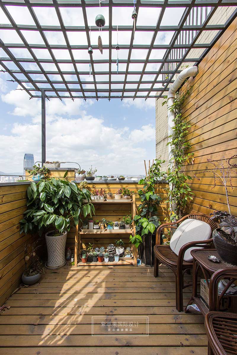 陽臺花園裝修實景圖